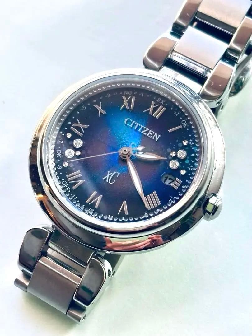 ＊極美品＊シチズン xC UNITE with BLUE エコドライブ　世界限定