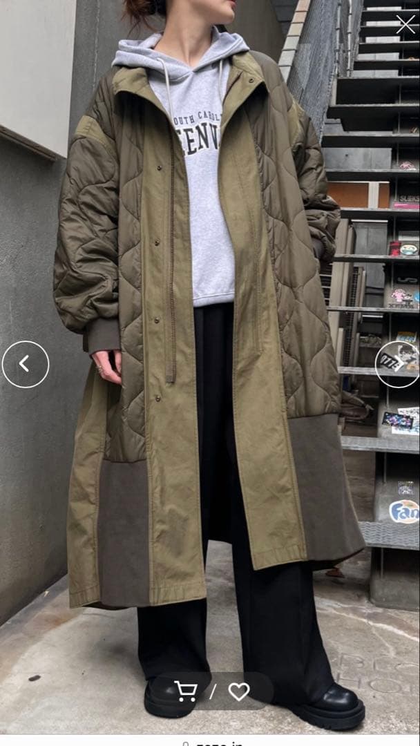 ◇専用◇【etsinta/エシンタ】切替マキシミリタリーコート