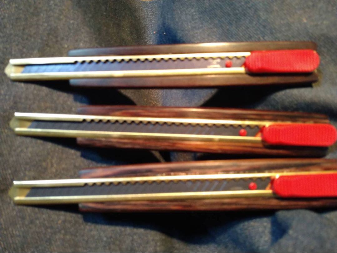 貝印　職専ロング38材料: 紫鉄刀木右利き3本