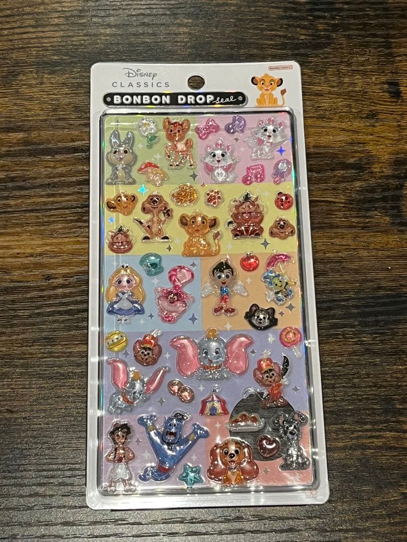 ボンボンドロップシール6種セット ディズニー 国内正規品