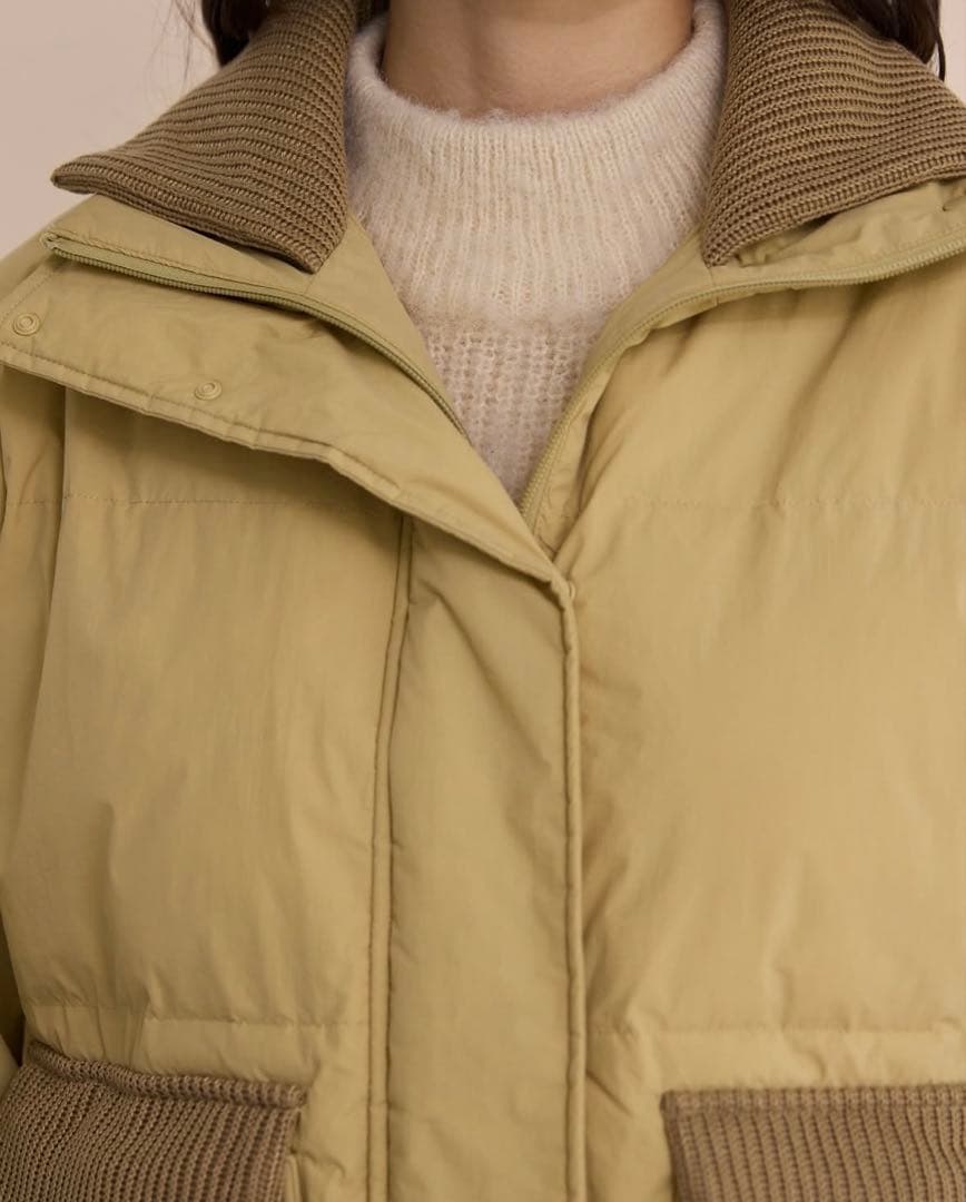 OLUN 中綿リブブルゾン Sサイズ