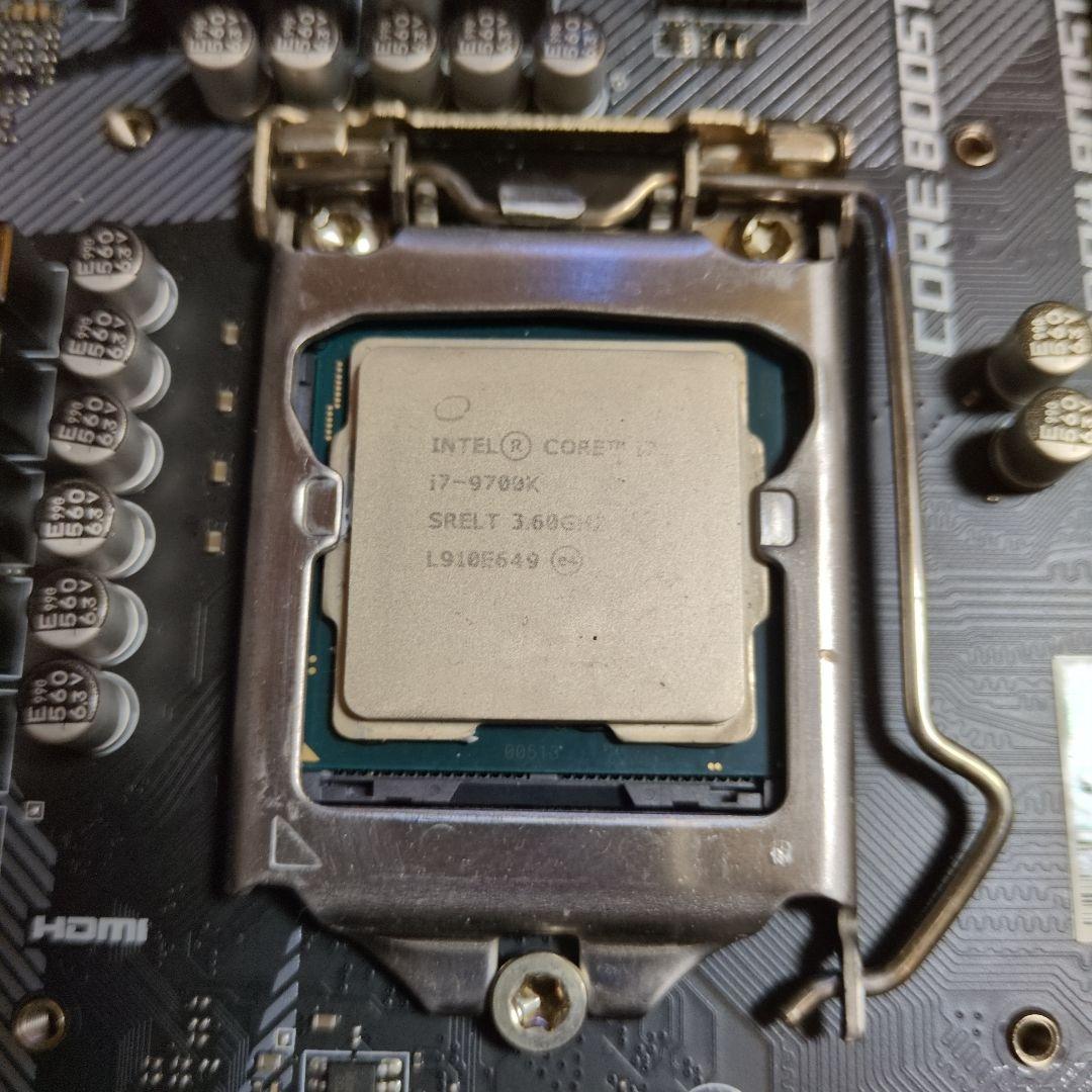 Intel i7 9700k & MSI MPG Z390M GAMINGセット