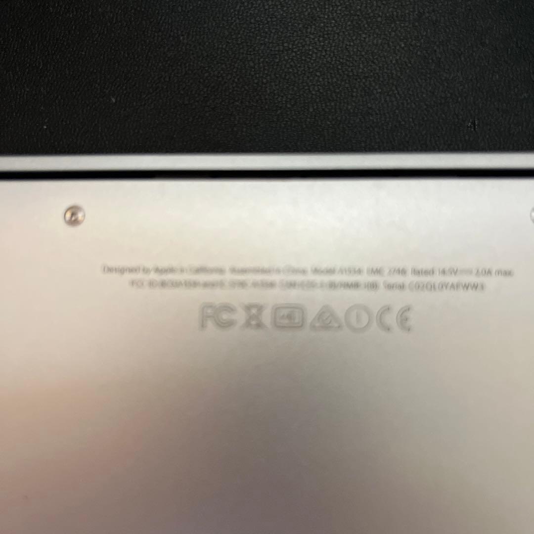 MacBook 2015 Core M 8gB/256GB 難あり