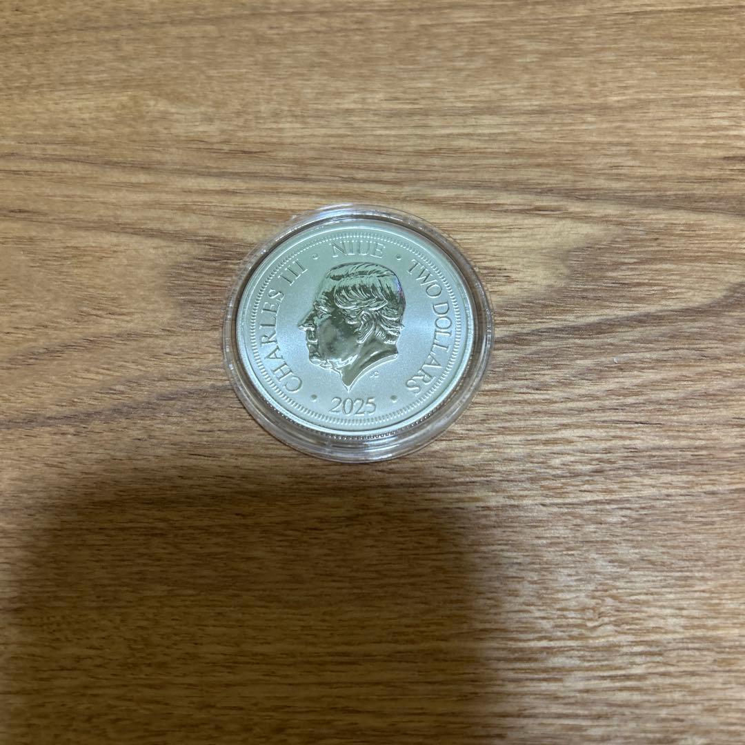 純銀　メダル　ディズニー　ミッキー×北斎　1オンス