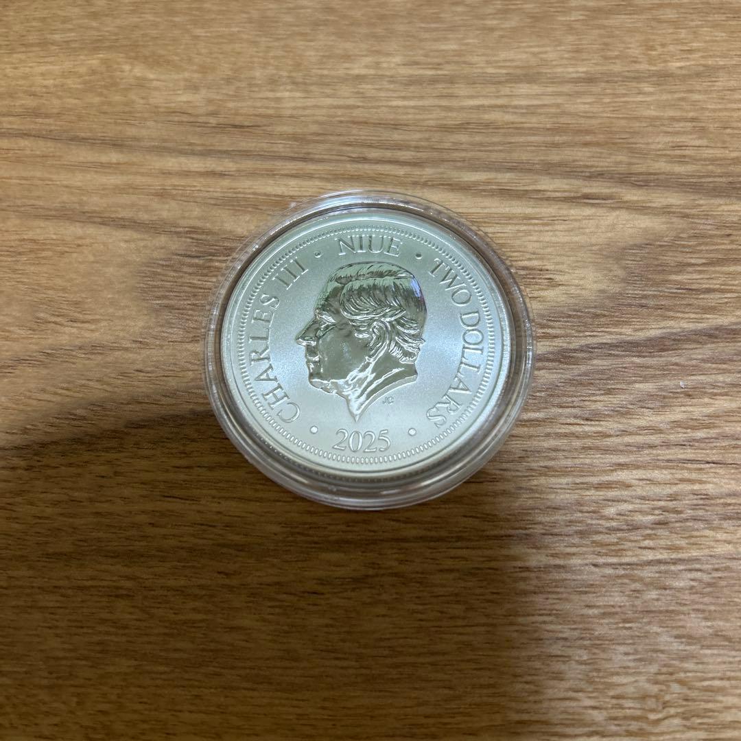 純銀　メダル　ディズニー　ミッキー×北斎　1オンス