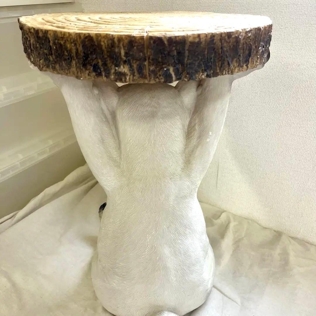 【人気】KARE アニマルサイドテーブル ポーラーベア（シロクマ）