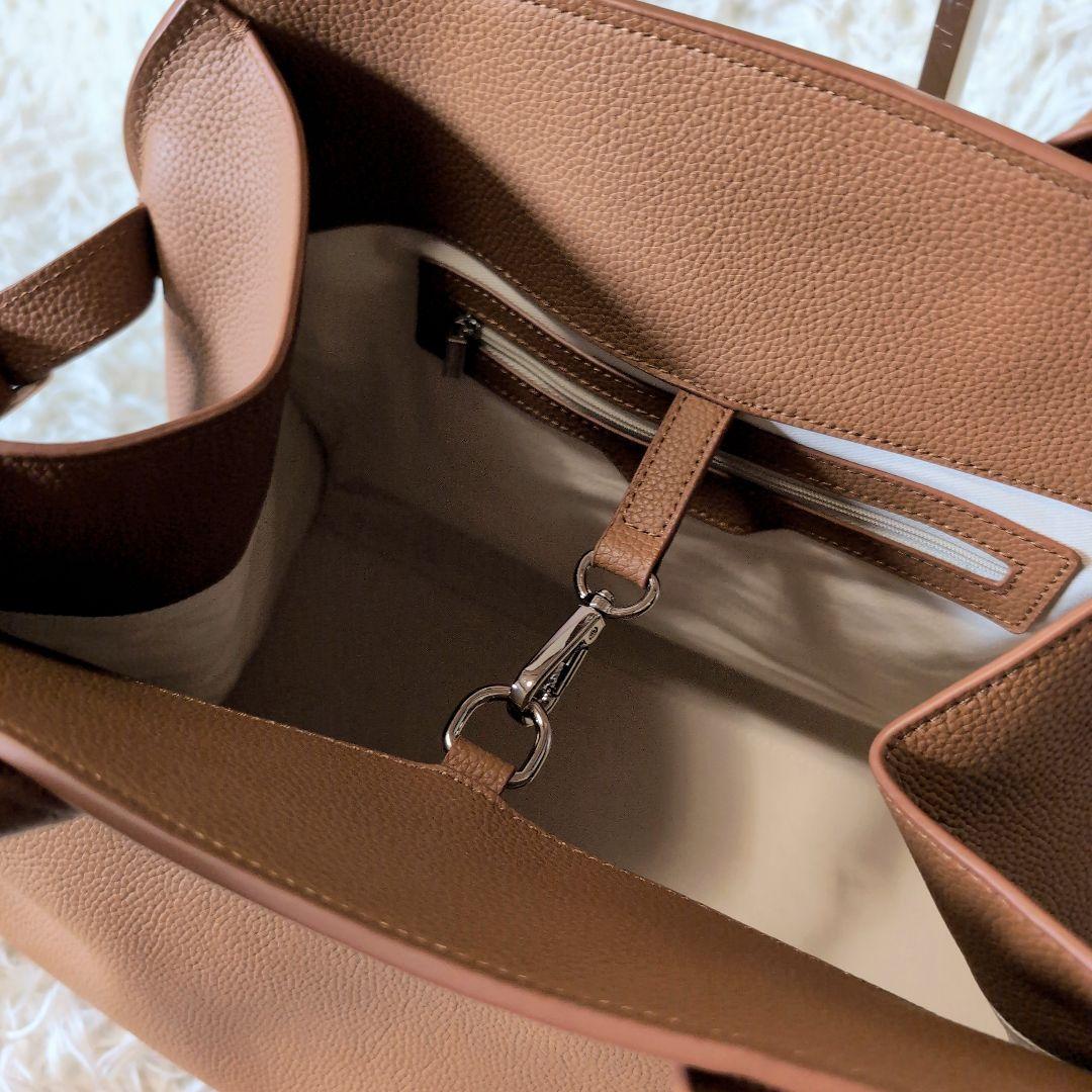 未使用級✨️JISTORYジストリー サイドベルト ボストンバッグ キャメル