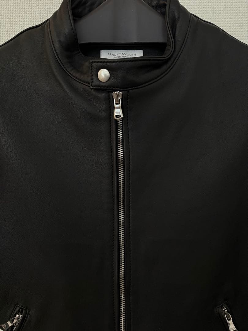 BEAUTY&YOUTH UNITED ARROWS レザーシングルライダースM