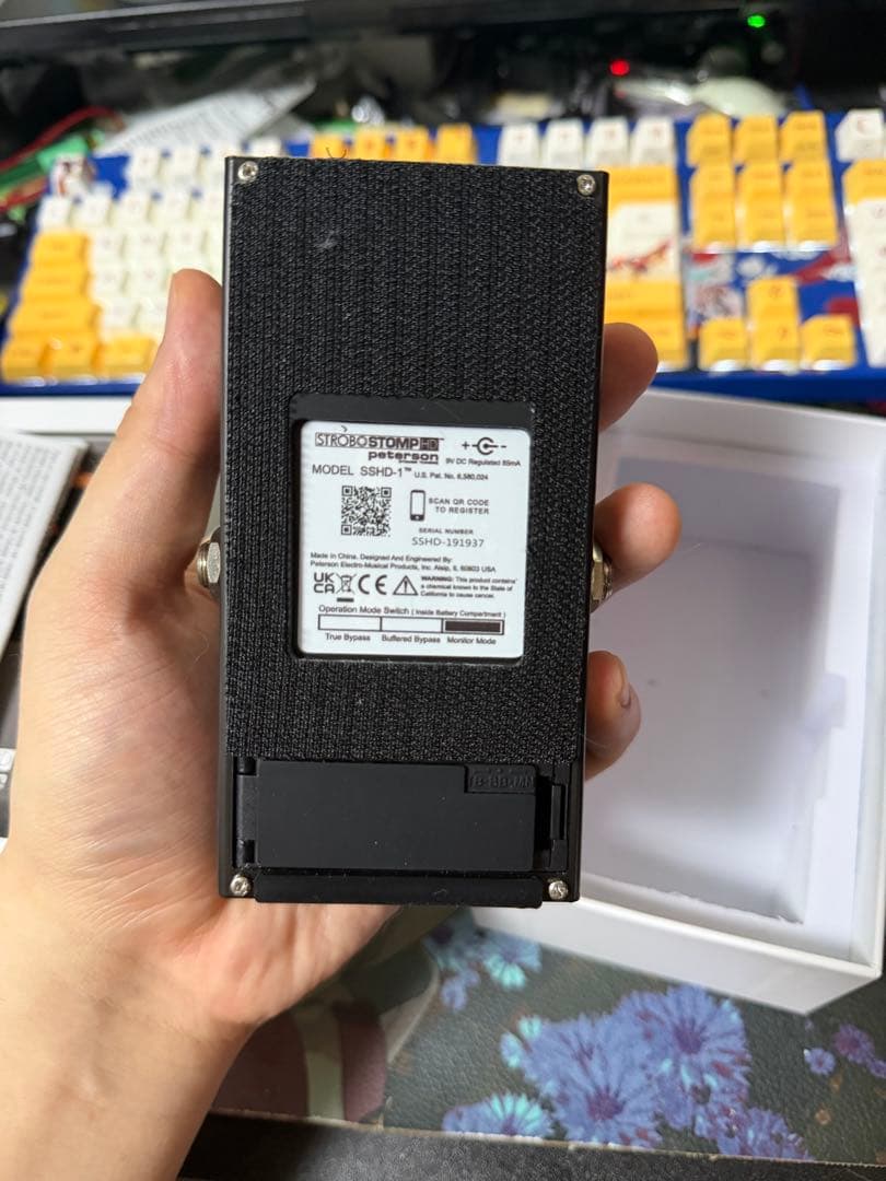Peterson STROBO STOMP HD チューナー