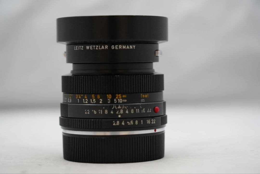 ☆実用品☆ライカ エルマリート‐R 35㎜ F=1;2.8　12564フード付き