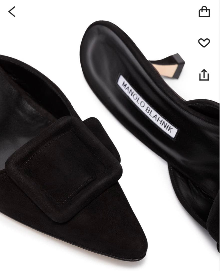 マノロブラニク メイセール 36 ブラック