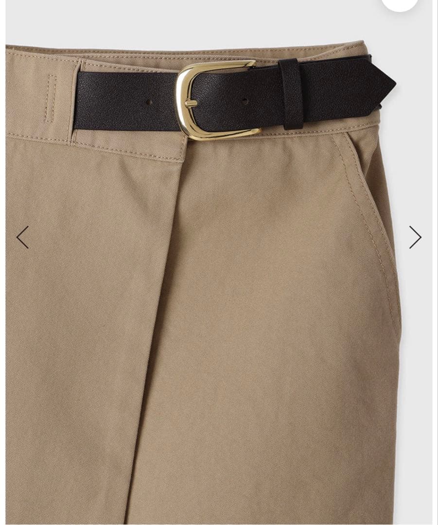 新品未使用　anuans ベルテットチノタイトスカート