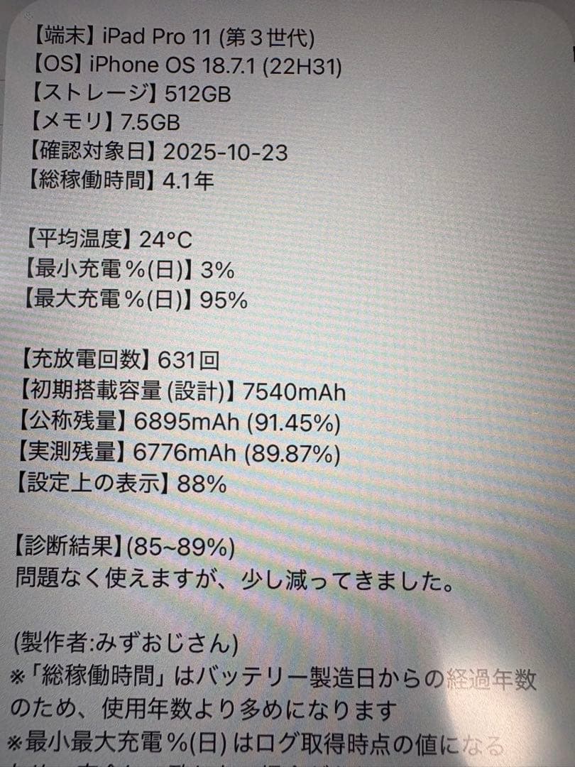 iPad pro 11インチ第3世代M1 512GB wifi+cellular