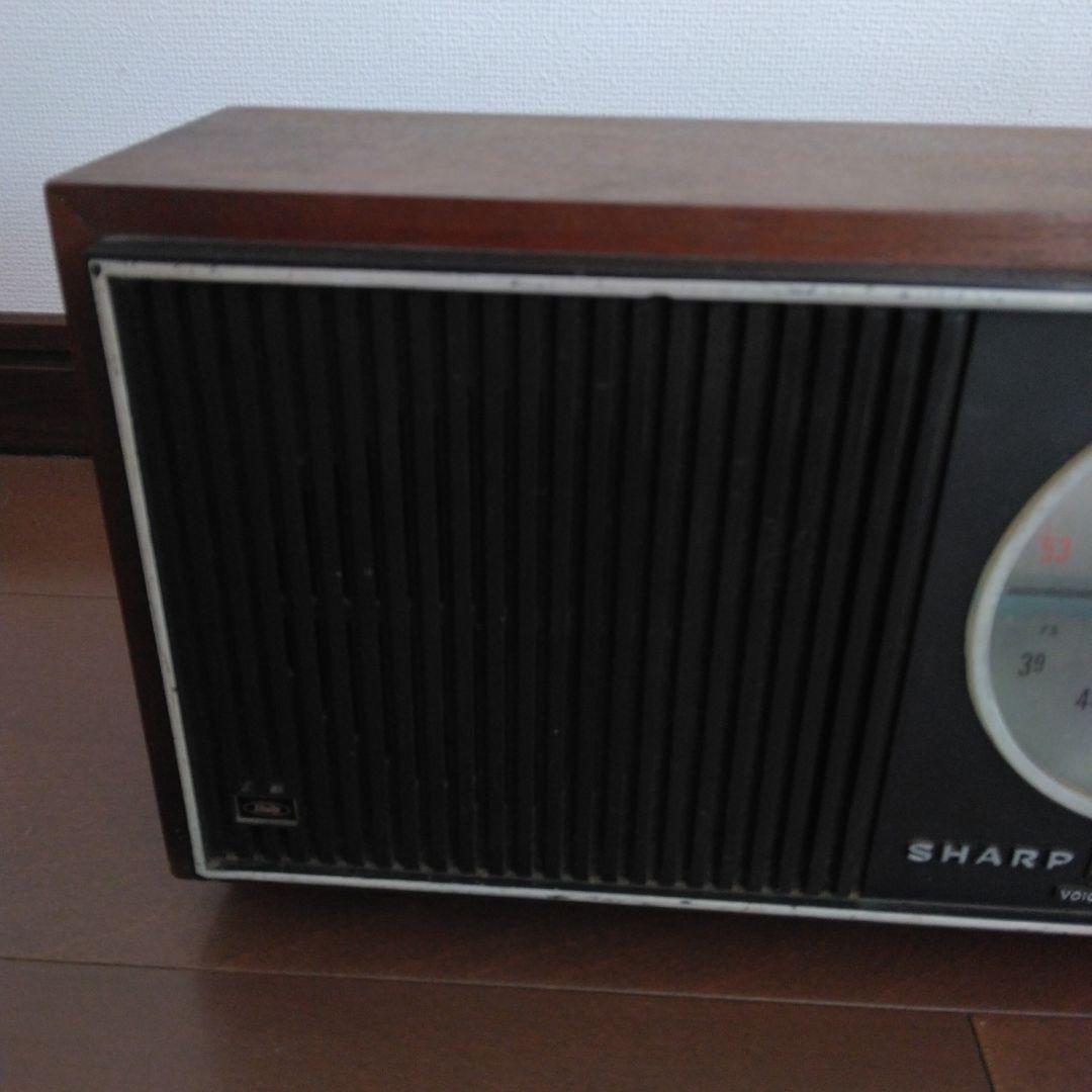 SHARP 木製ラジオ　BXH-32 レトロ　匿名＆翌日発送可能