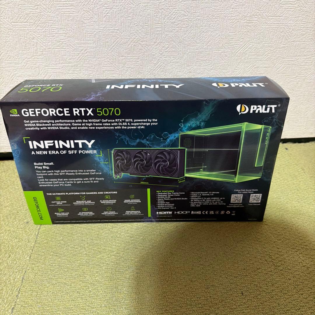 グラフィックボード・グラボ・ビデオカード PALIT GEFORCE RTX 5070