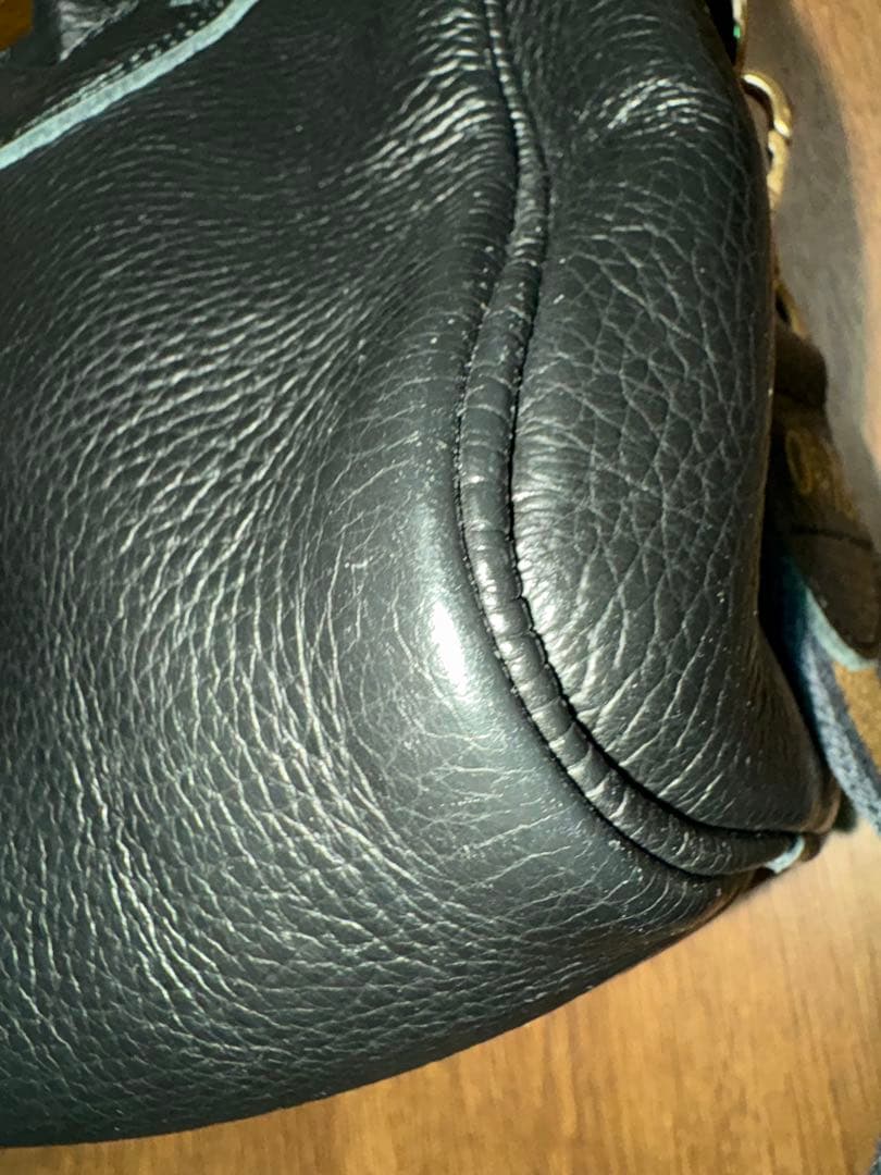 ヤングアンドオルセン　フレームワーク別注ミニボストンバッグ　ストラップ付き