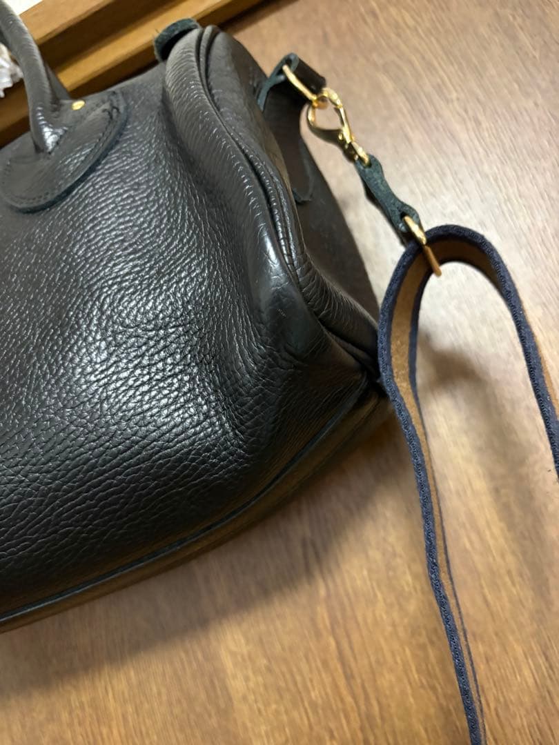 ヤングアンドオルセン　フレームワーク別注ミニボストンバッグ　ストラップ付き