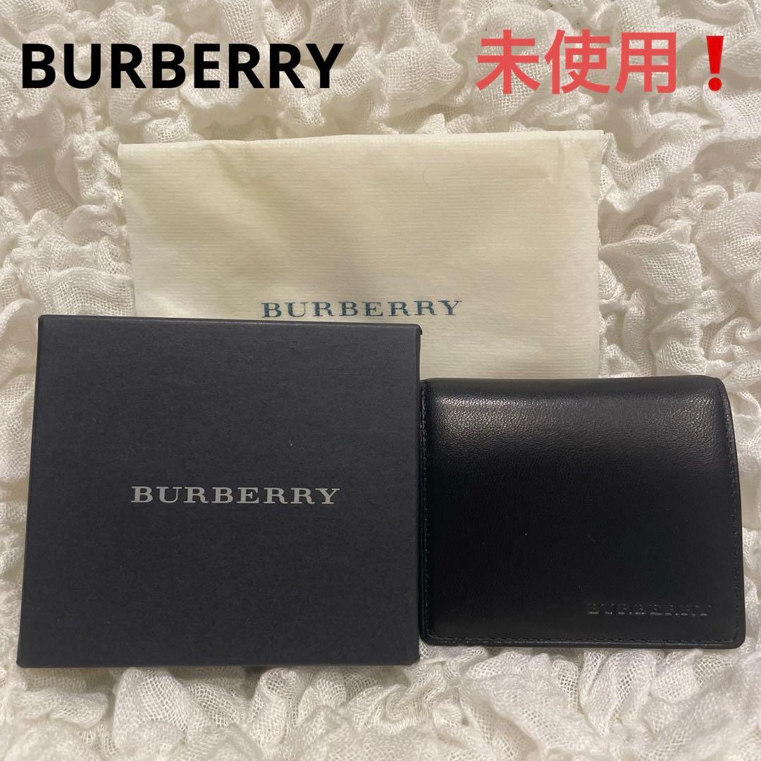 未使用❗️ BURBERRY バーバリー ケース ミニウォレット ラムスキン