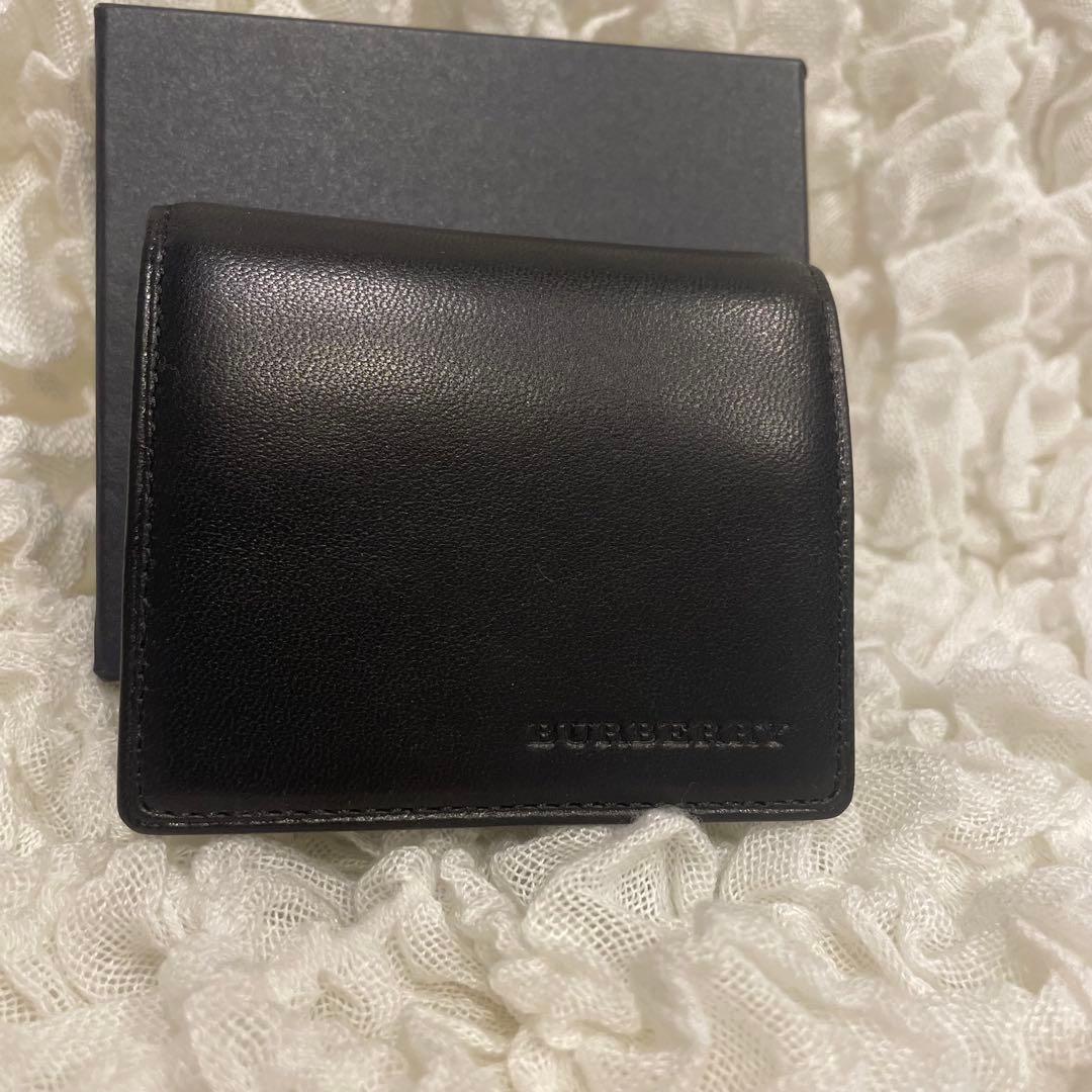未使用❗️ BURBERRY バーバリー ケース ミニウォレット ラムスキン