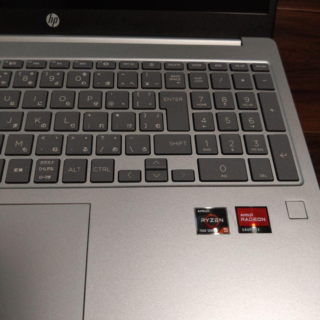 HP Ryzen 5 ノートPC シルバー　純正マウス付き