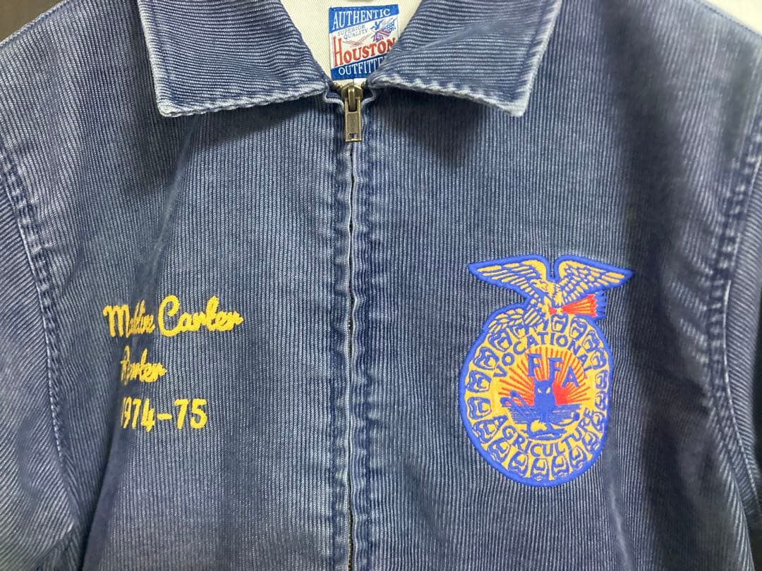 HOUSTONヒューストン WASHED CORDUROY FFA JACKET