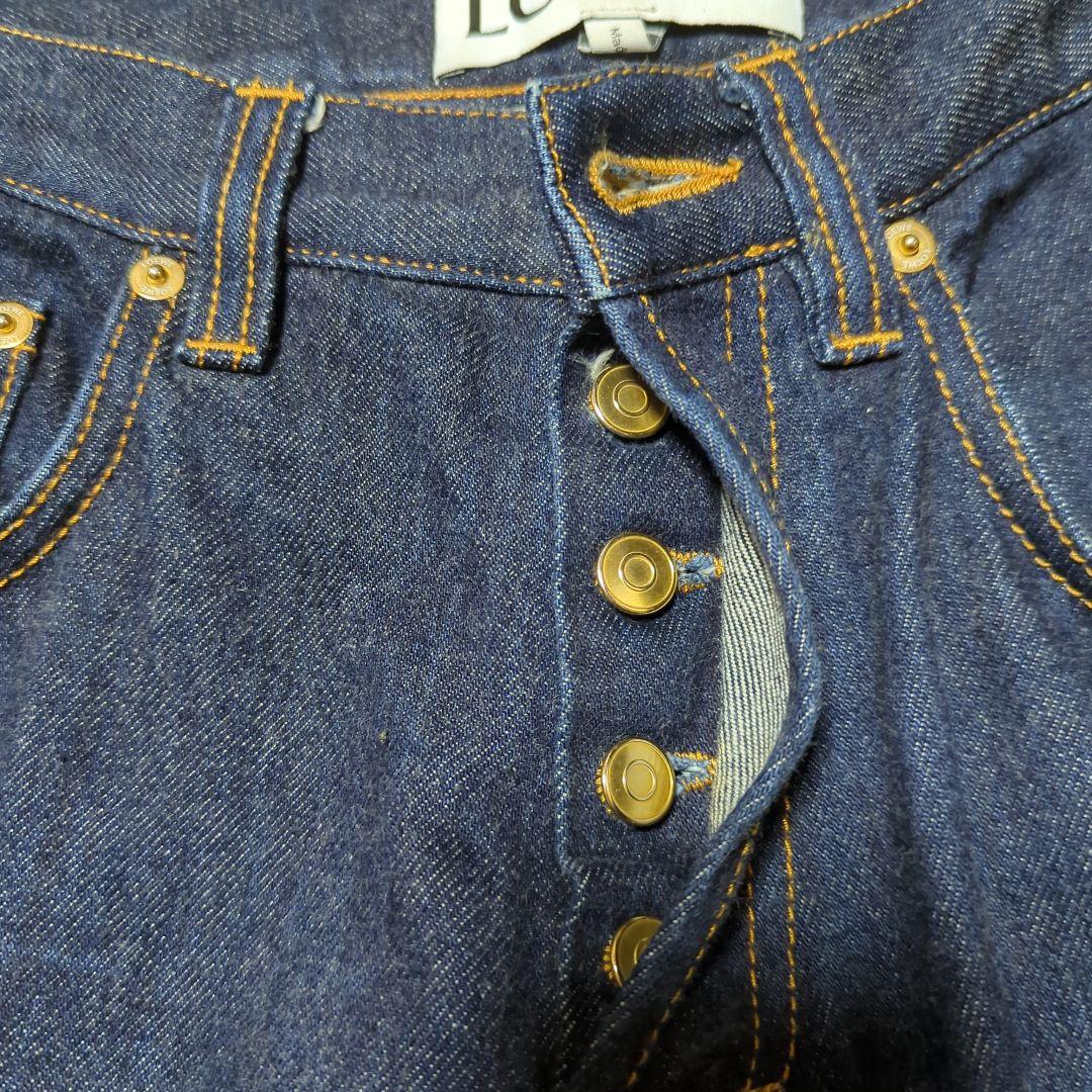 LOEWE ダークブルー ストレートデニム