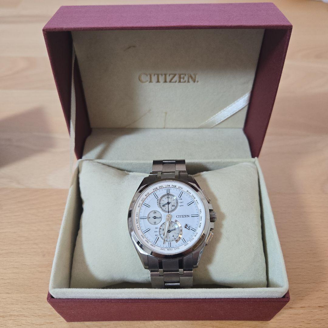 CITIZEN ATTESA AT-8040-57A シルバー