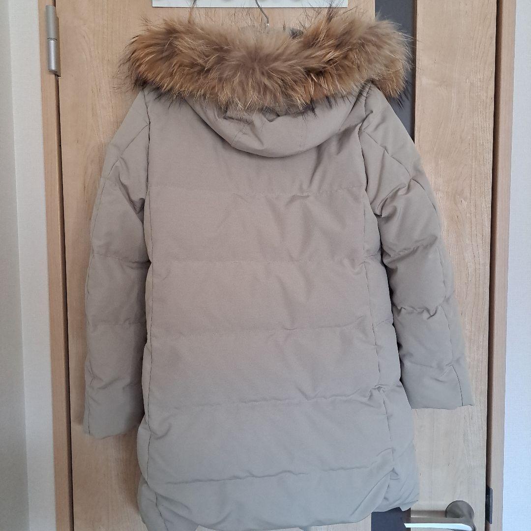 DANTON ベージュロング ダウン 36