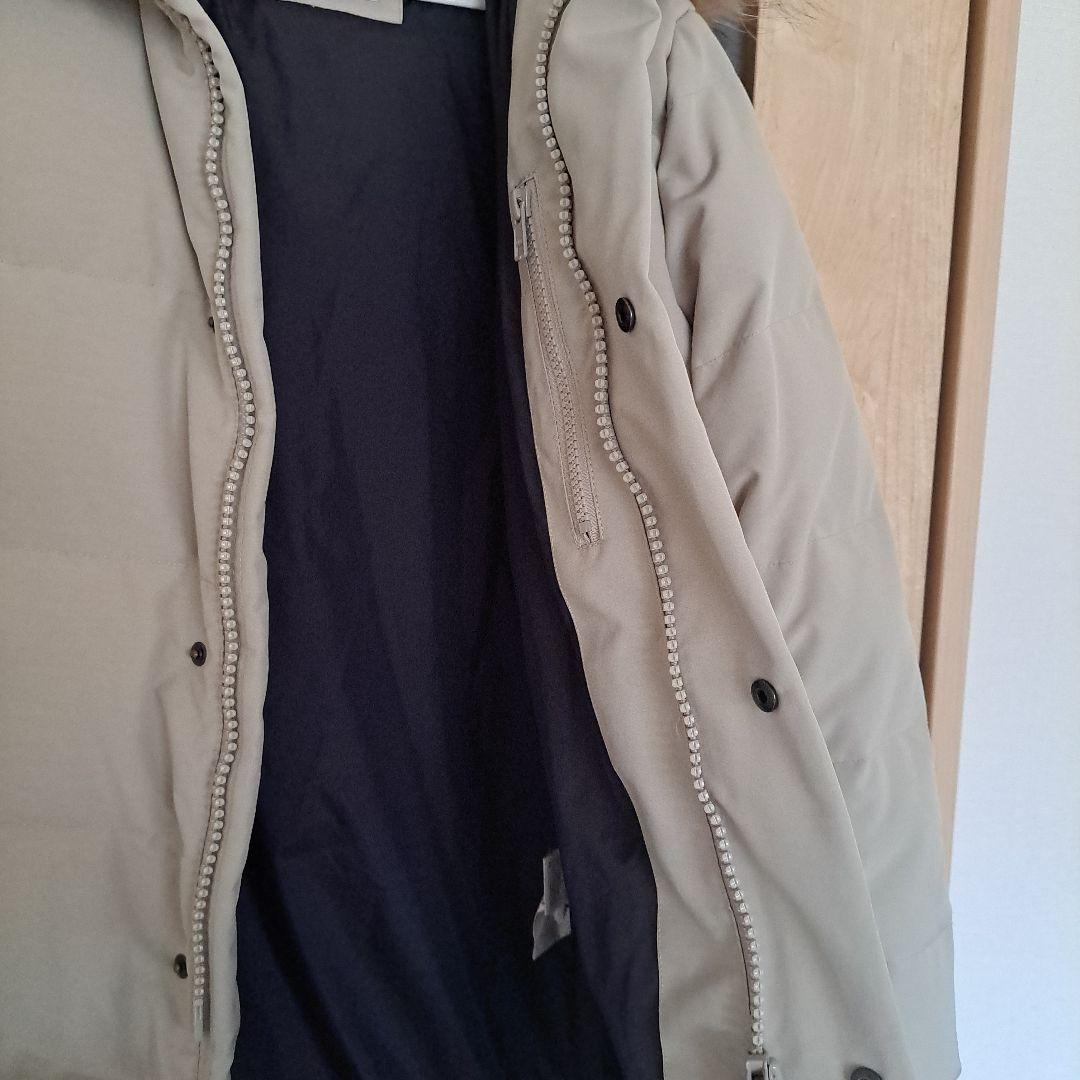 DANTON ベージュロング ダウン 36