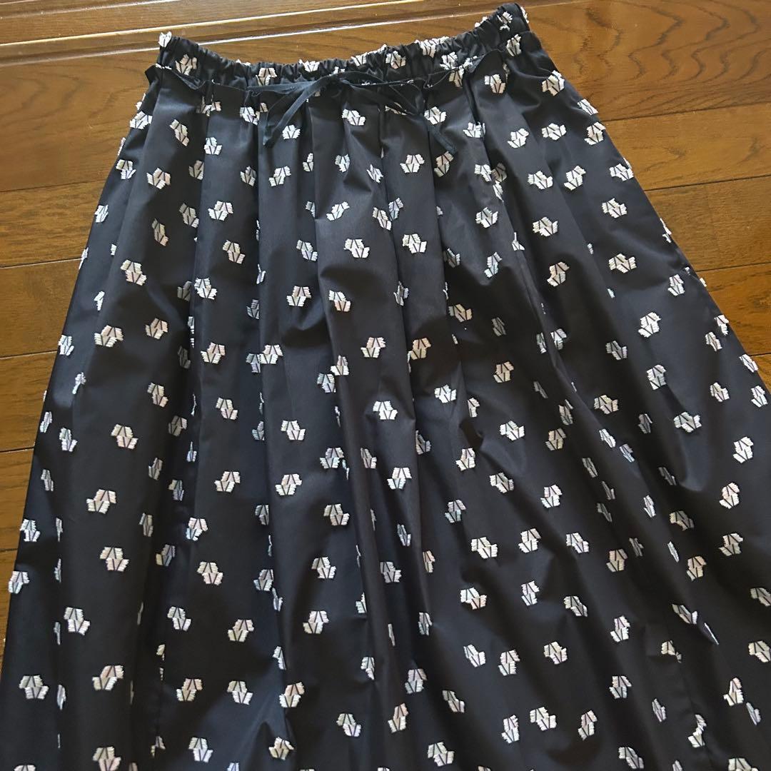 Drawer ドゥロワー♡RESORT2 カット ジャカード ギャザー スカート