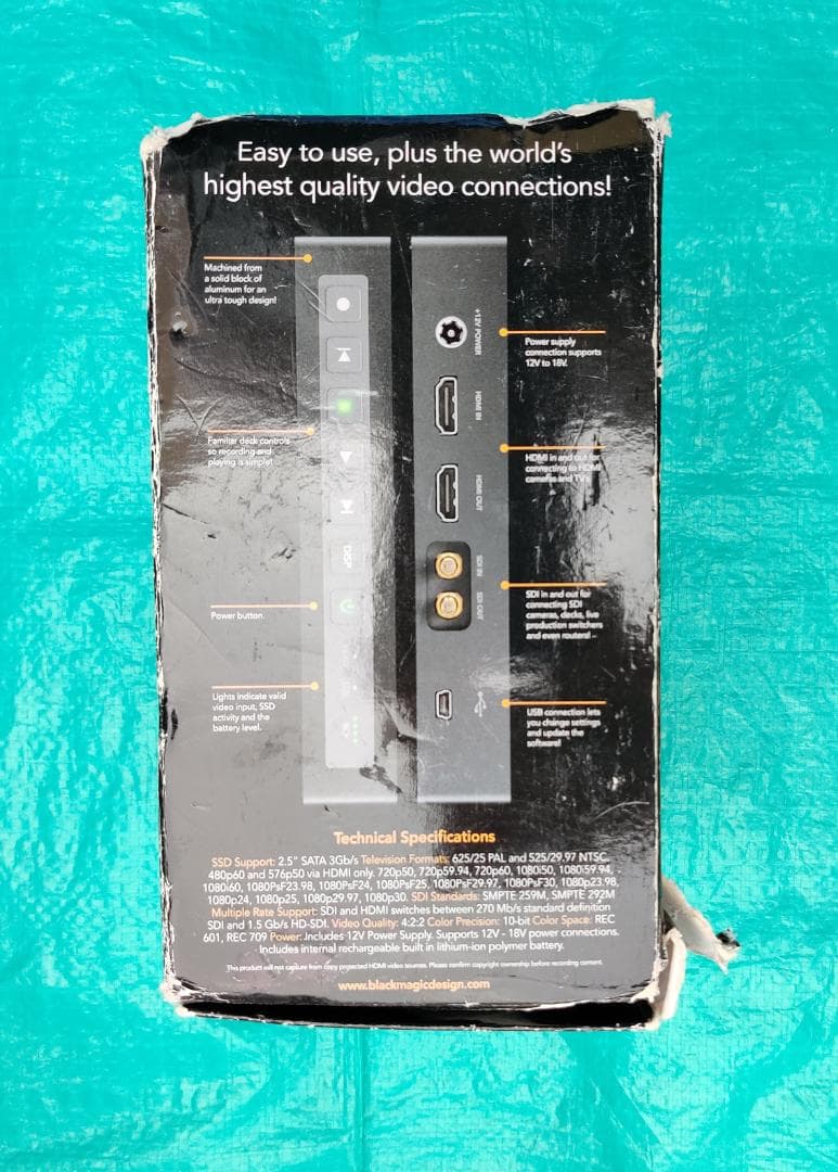 その他 Blackmagic Design HyperDeck Shuttle 2