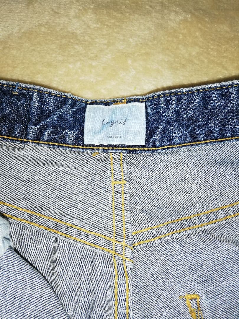 Ungrid ロールアップルーズデニム25インチ