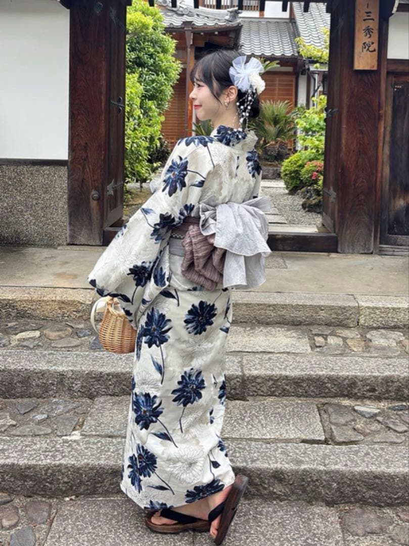 【即発送】新品 GRL grl グレイル ガーベラ浴衣セット tu1495