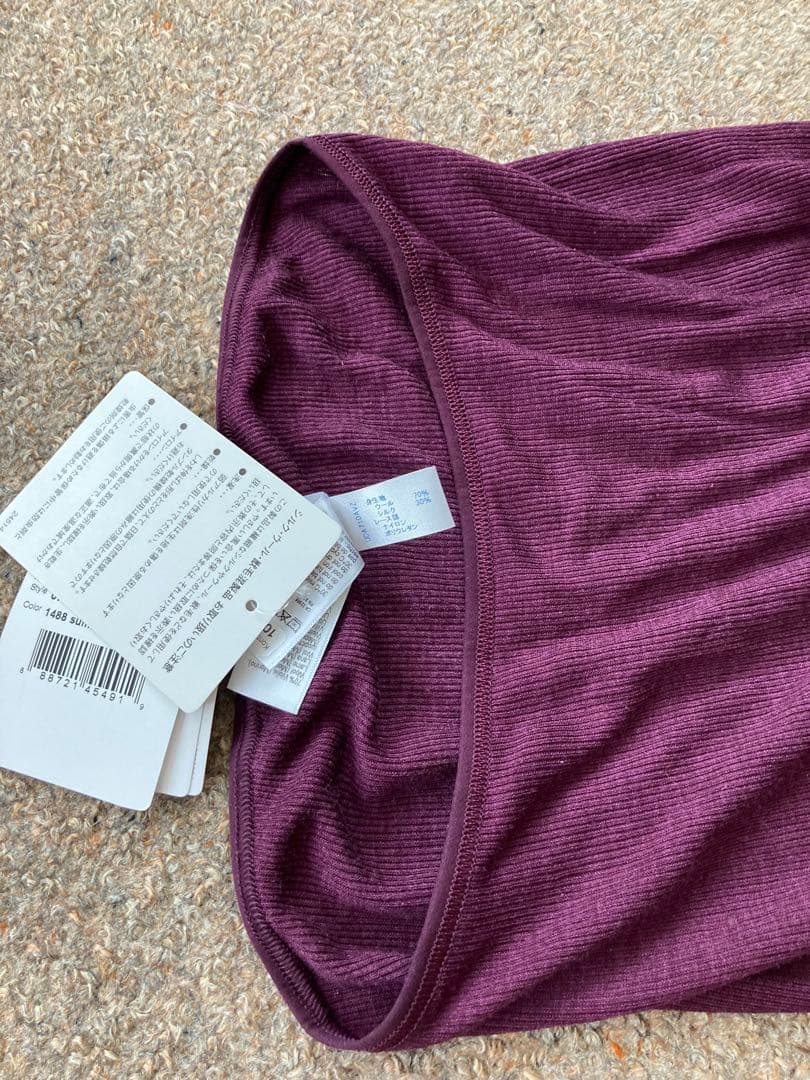 冷え対策ハンロ シルクウールショーツ XS ボルドー