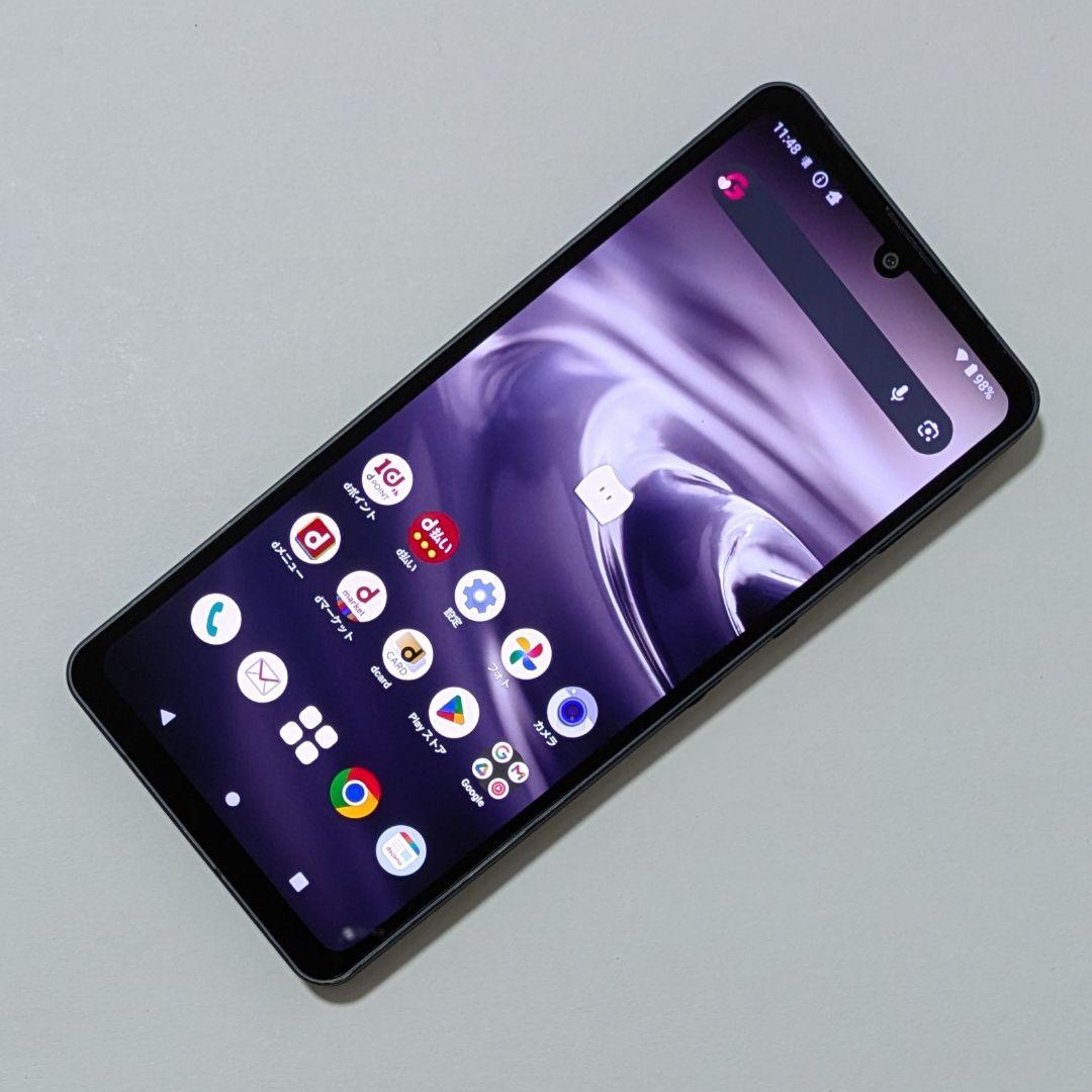 【概ね美品】AQUOS sense6 SH-54B 黒 ドコモ SIMフリー