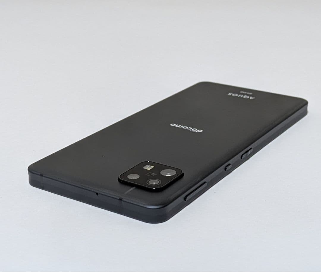 【概ね美品】AQUOS sense6 SH-54B 黒 ドコモ SIMフリー