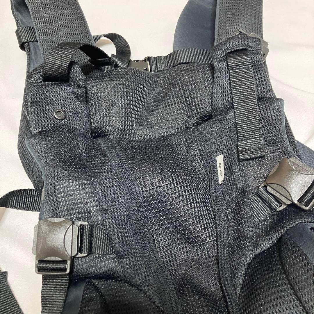 アップリカ　抱っこ紐　ラクリス　ブラック