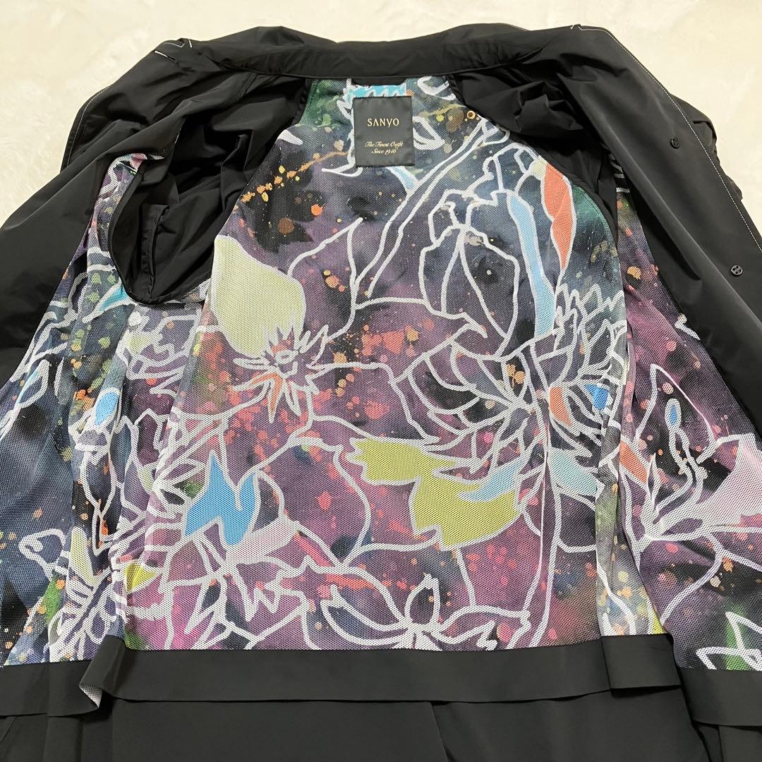 サンヨー ヤンチェオンテンバール 香取慎吾 2019SS レインコート 黒 38