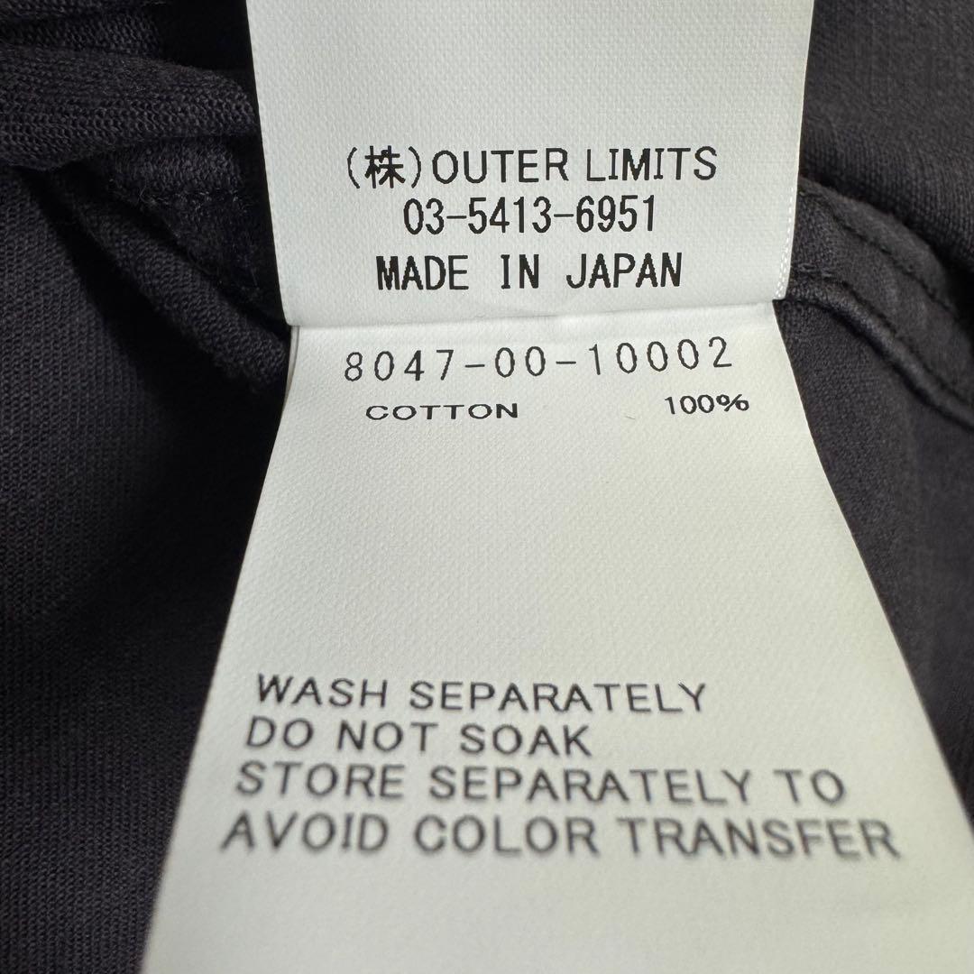 Nigel Caborne ベースボールシャツ-ロングスリーブ 48 チャコール