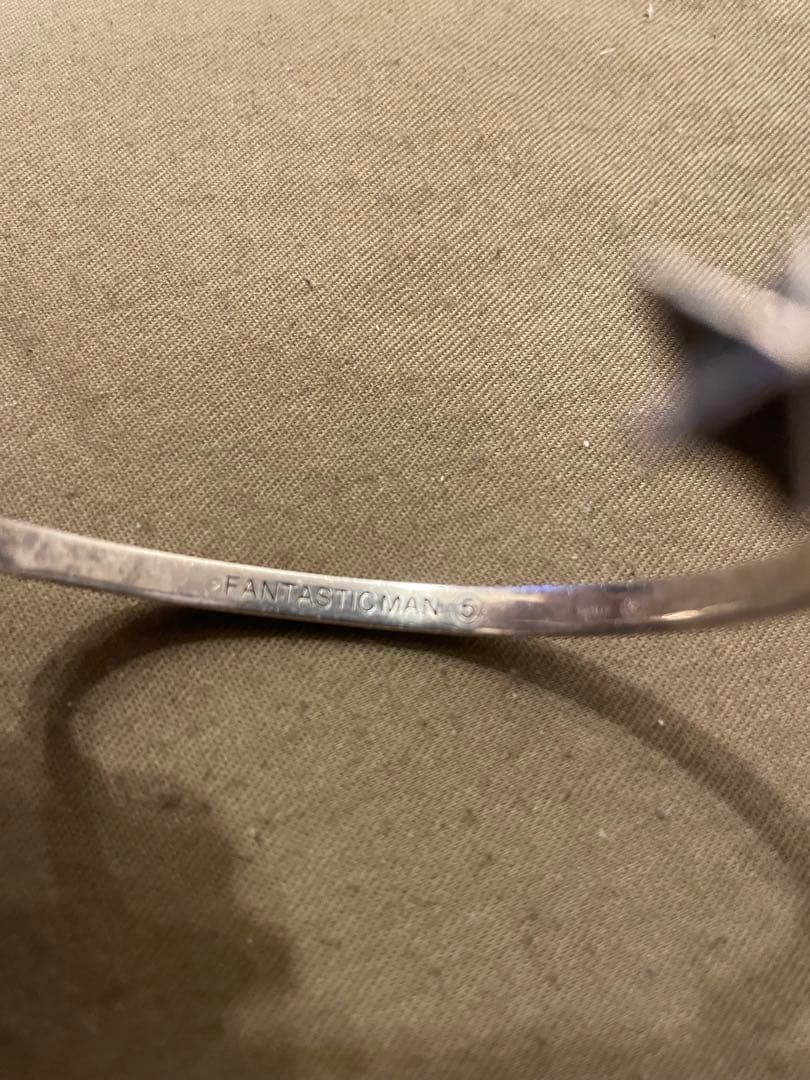 FANTASTICMAN シルバー　スターブレスレット 約6.5cm