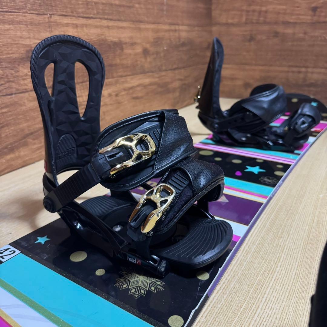 HEAD ヘッド　レディース　スノーボード　3点セット 142cm かわいい