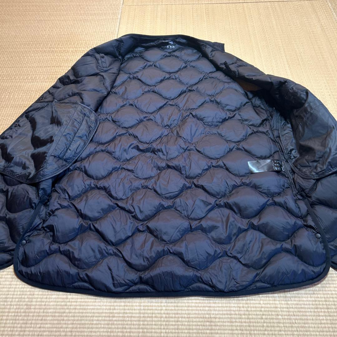 ユニクロ　ウルトラライトダウン　ロングベスト　ブラック　XL