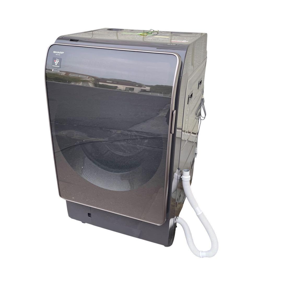 SHARP ドラム式洗濯機 本体 ブラック