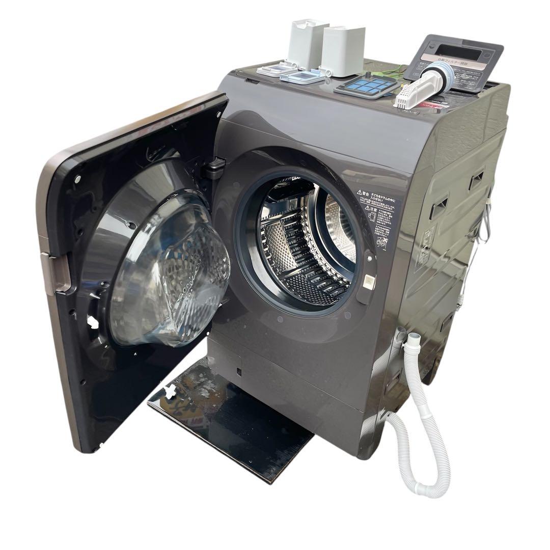 SHARP ドラム式洗濯機 本体 ブラック