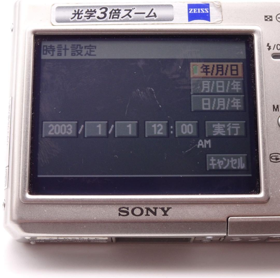 【動作確認済】 SONY Cyber-shot DSC-T1 オールドコンデジ