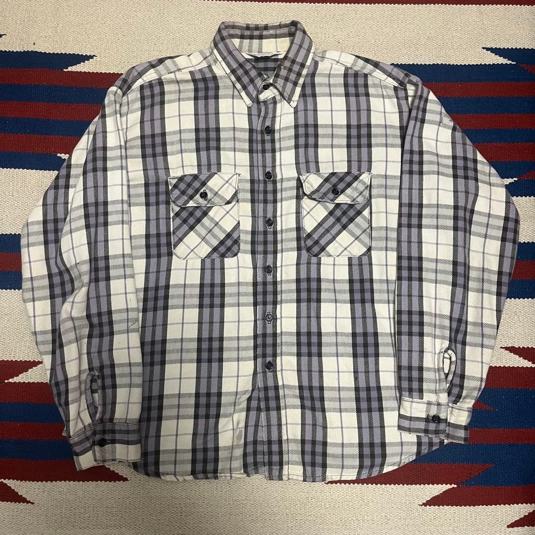 80s five brother ネルシャツ 好配色