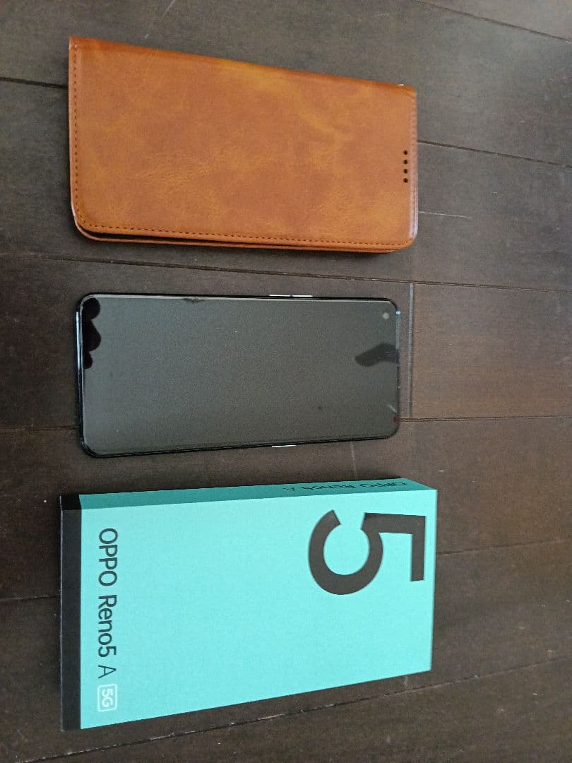 OPPO Reno5 A 5G アイスブルー ケース付き