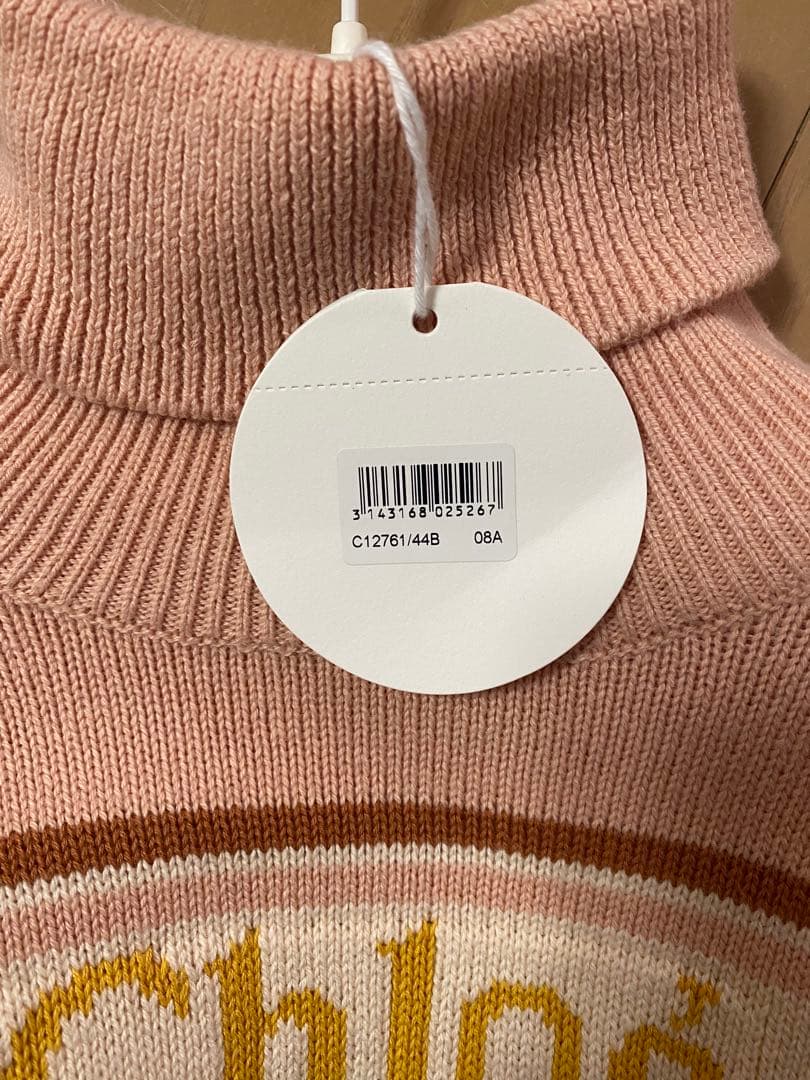 Chloe クロエ　キッズ　ニットワンピース　新品