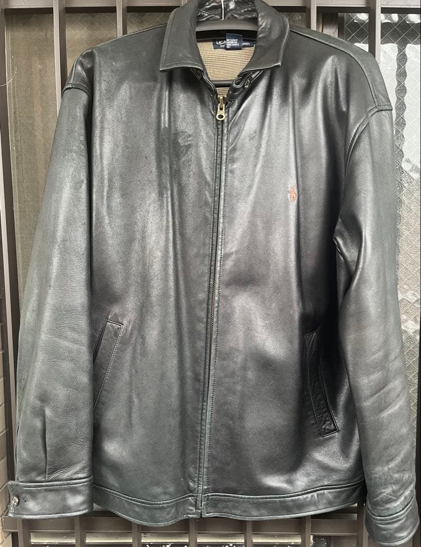 90s Polo by Ralph Lauren レザージャケット L ラルフ
