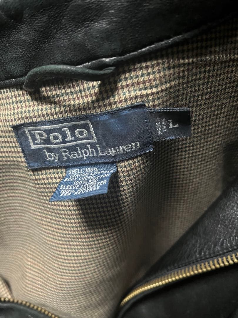 90s Polo by Ralph Lauren レザージャケット L ラルフ